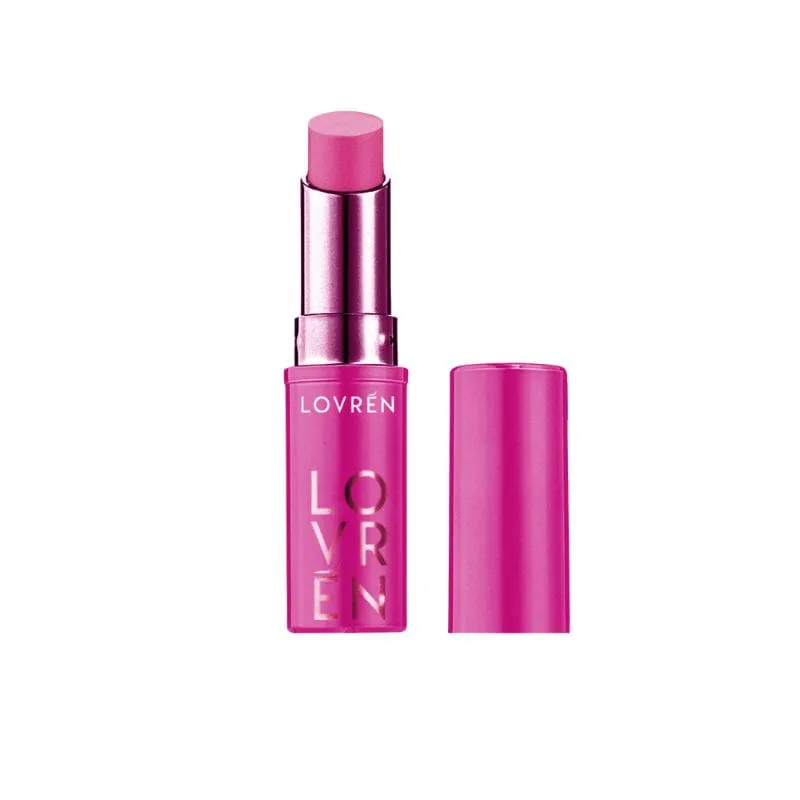 Lovrén balsam ochronny w formie szminki z wit E i masłem shea imasłem kakaowym LB Fucsia,  4,5 g