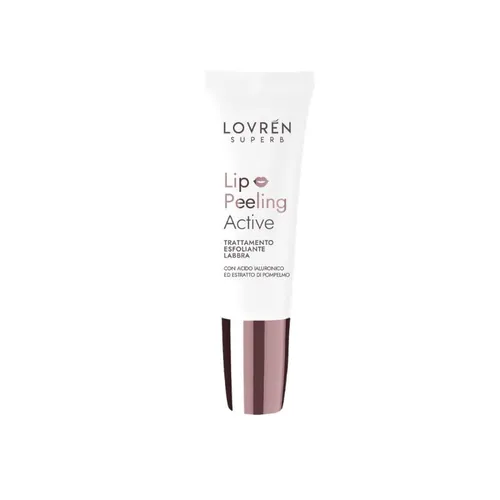 Lovrén aktywny peeling do ust z kwasem hialuronowym i ekstraktem z grejfruta Lip Peeling Active, 10 ml