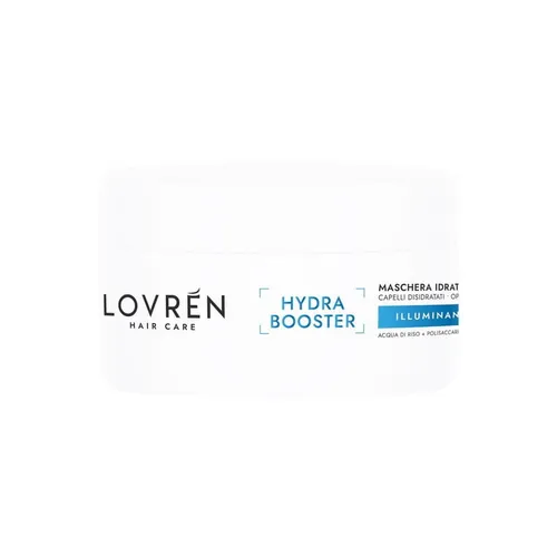 Lovrén maska do włosów głęboko nawilżająca z fermentowaną wodą ryżową oraz mieszanką polisacharydów i kwasu hialuronowego HYDRA BOOSTER, 250 ml