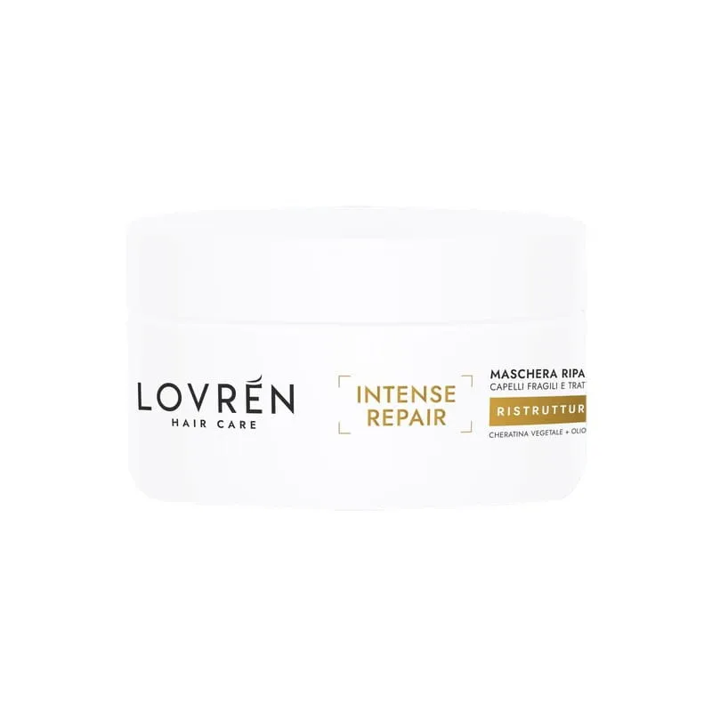 Lovrén maska naprawcza z keratyną roślinną i olejem macadamia INTENSE REPAIR, 250 ML