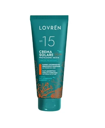 Lovrén Solaire krem przeciwsloneczny SPF15  z witaminą E i koenzymem Q10 średnia ochrona 100 ml