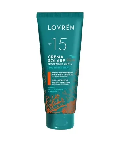 Lovrén Solaire krem przeciwsloneczny SPF15  z witaminą E i koenzymem Q10 średnia ochrona 100 ml
