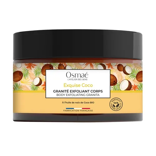 Odżywczy peeling do ciała z olejem kokosowym i zapachu niebiańskiego kokosa COCO