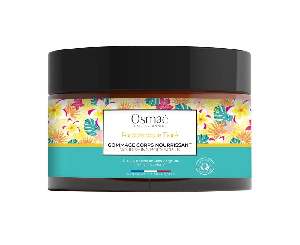 Odżywczy peeling do ciała z olejem kokosowym i olejkiem monoi o zapachu kwiatów TIARE