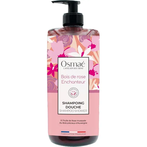 3w1 szampon do włosów i żel do mycia twarzy i ciała BOIS DE ROSE ENCHANTEUR o zapachu drzewa cedrowego, 1 litr