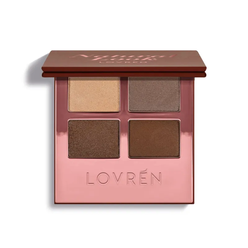 Lovrén paletka cieni do powiek, super pigment z witaminą E kolor OM4 Honey Vibest, 5g