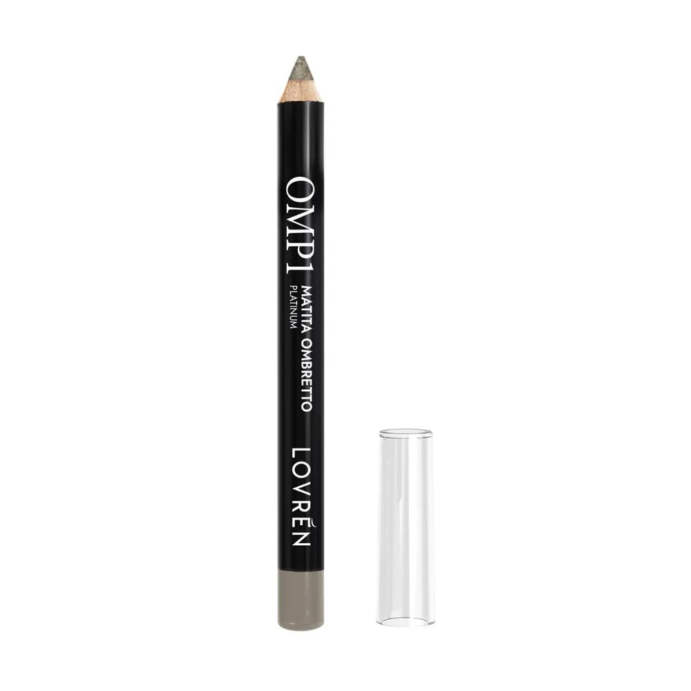 Lovrén cień do powiek w kredce wysoki pigment z oryzanolem OMP1 Platinum,  3 gr
