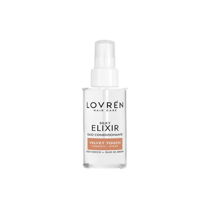 Lovrén olejek regeneracyjny do włosów zniszczonych z olejkiem kokosowym i arganowym Silk Elixir, 50 ml
