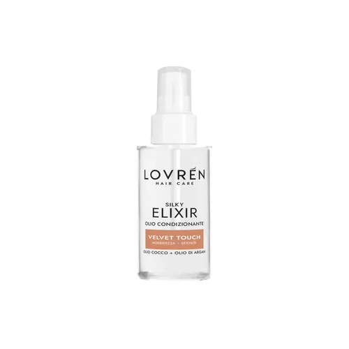 Lovrén olejek regeneracyjny do włosów zniszczonych z olejkiem kokosowym i arganowym Silk Elixir, 50 ml