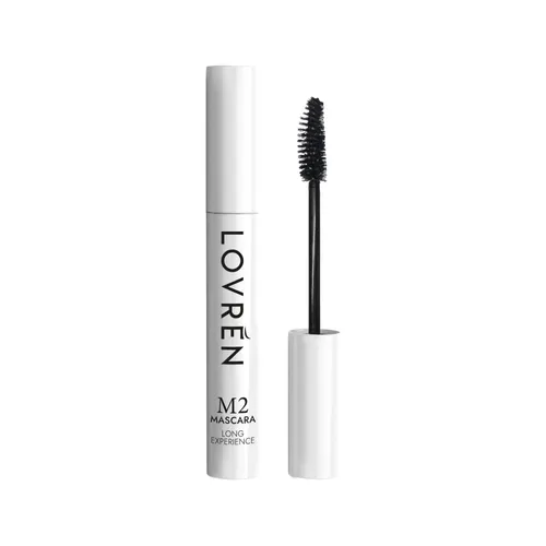 Lovrén nawilżający i wzmacniający tusz do rzęs z pantenolem i woskiem ryżowym efekt wydłużenia i podkręcenia Mascara M2 Long Expirience, 10 ml