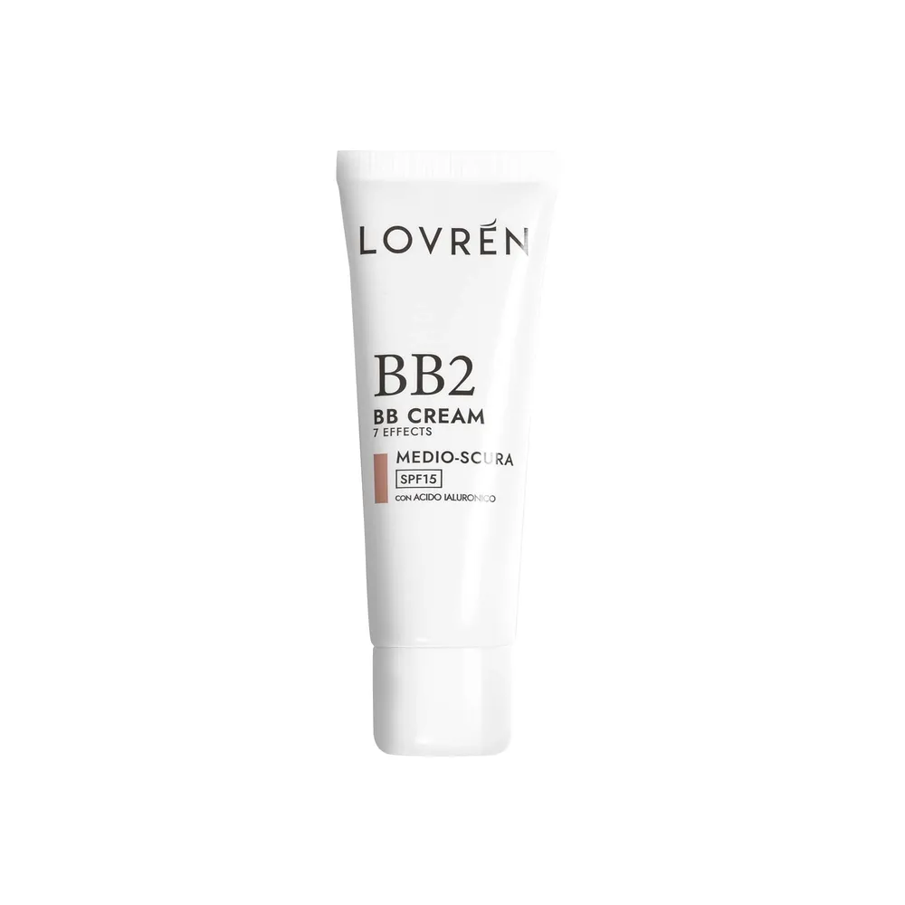 Lovrén przeciwstarzeniowy krem BB SPV 15 z kwasem hialuronowym i retinolem BB2 Cream ciemny beż, 25 ml