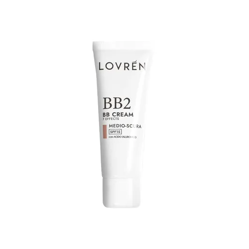 Lovrén przeciwstarzeniowy krem BB SPV 15 z kwasem hialuronowym i retinolem BB2 Cream ciemny beż, 25 ml