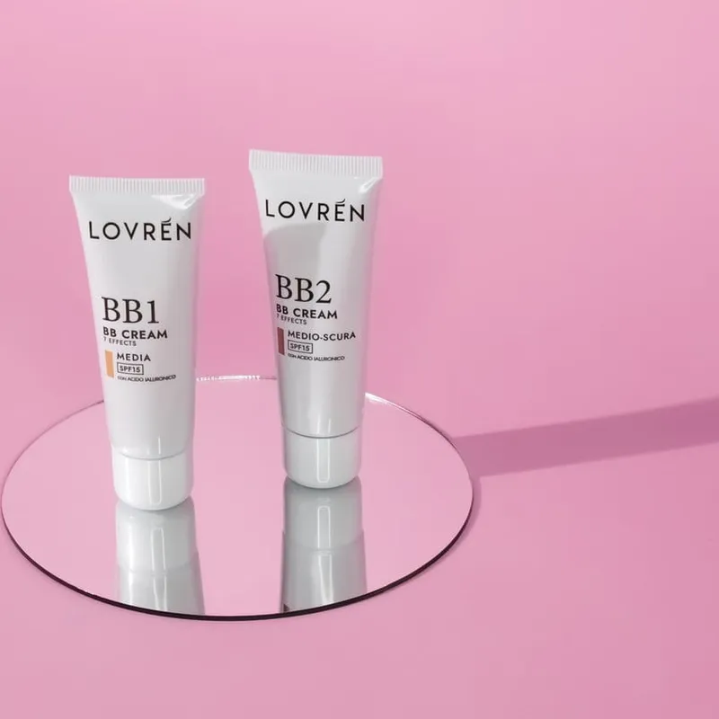 Lovrén przeciwstarzeniowy krem BB SPV 15 z kwasem hialuronowym i retinolem BB2 Cream ciemny beż, 25 ml