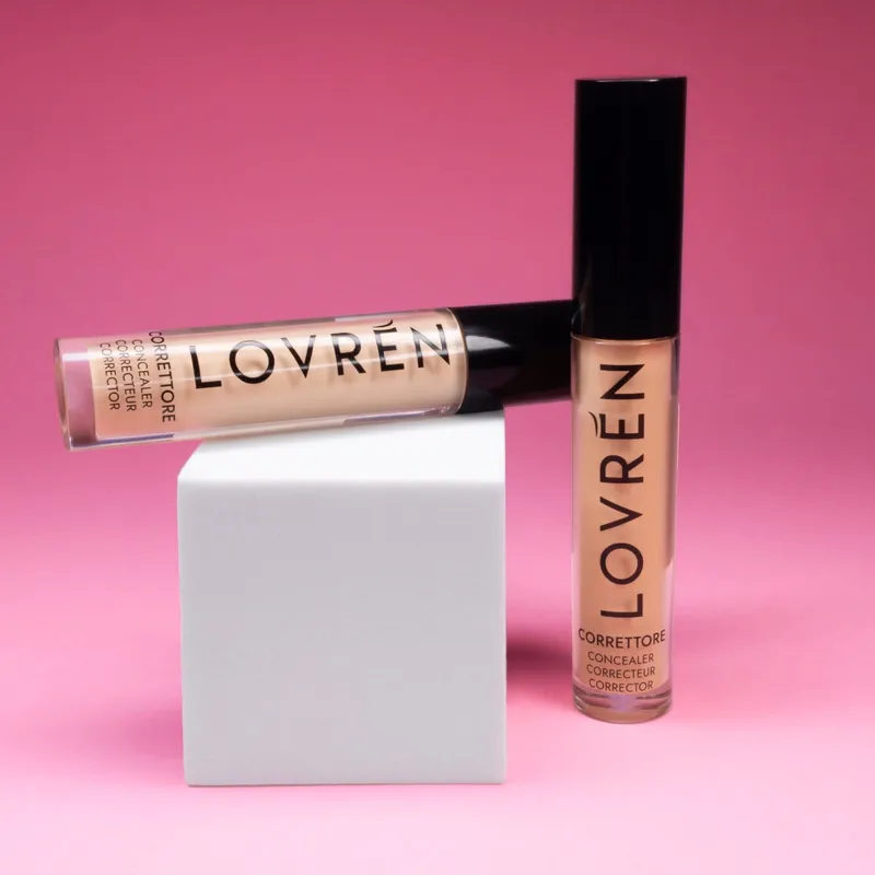 Lovrén korektor w płynie z antyoksydacyjnym ekstraktem z żurawiny CR2 Corection ciemny beż, 4,5 ml