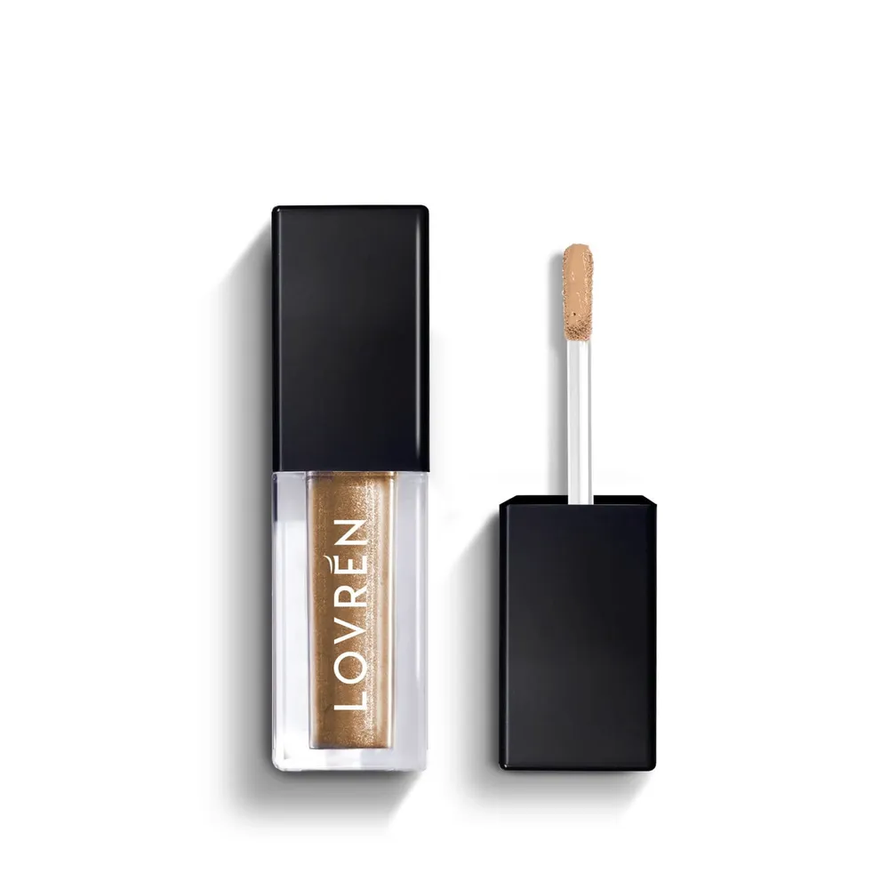 Lovrén cień do powiek w płynie, długotrwały efekt kolor OML1 Champange,3 ml