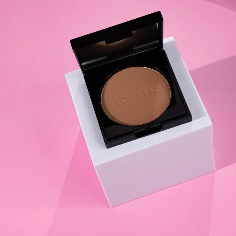 Lovrén nawilżajacy i hipoalergiczny bronzer w kamieniu T3 Power Nude Bronze, 11 g