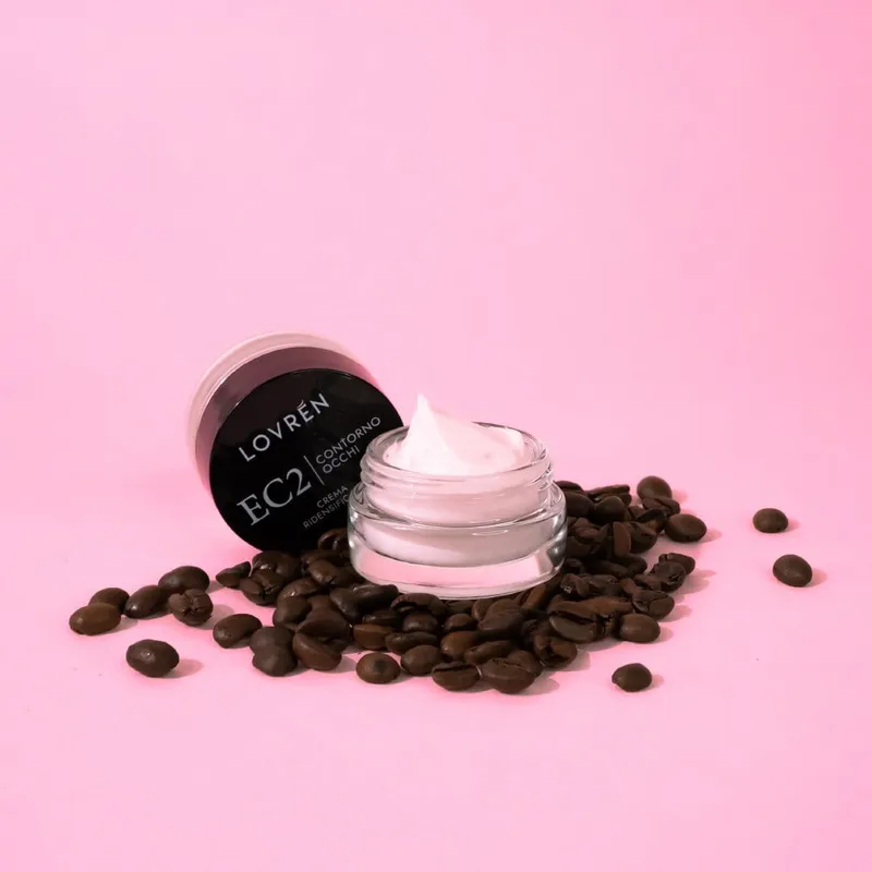 Lovrén odżywczy krem pielęgnacyjny pod oczy z hydrolizowanymi proteinami ryżu,kofeiną i alantoiną EC2, 15 ml