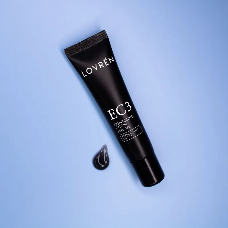 Lovrén regenerujące serum do wrażliwych okolic oczu z peptydami, ekstarktem z oczaru wirginijskiego i wąkroty azjatyckiej EC3, 15 ml