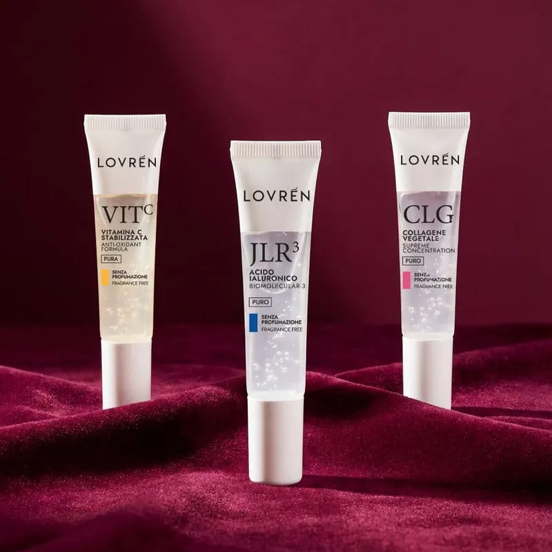 Lovrén  aktywne serum z Biomolekularnym-3cząsteczkowym kwasem hialuronowym JLR3, 15 ml