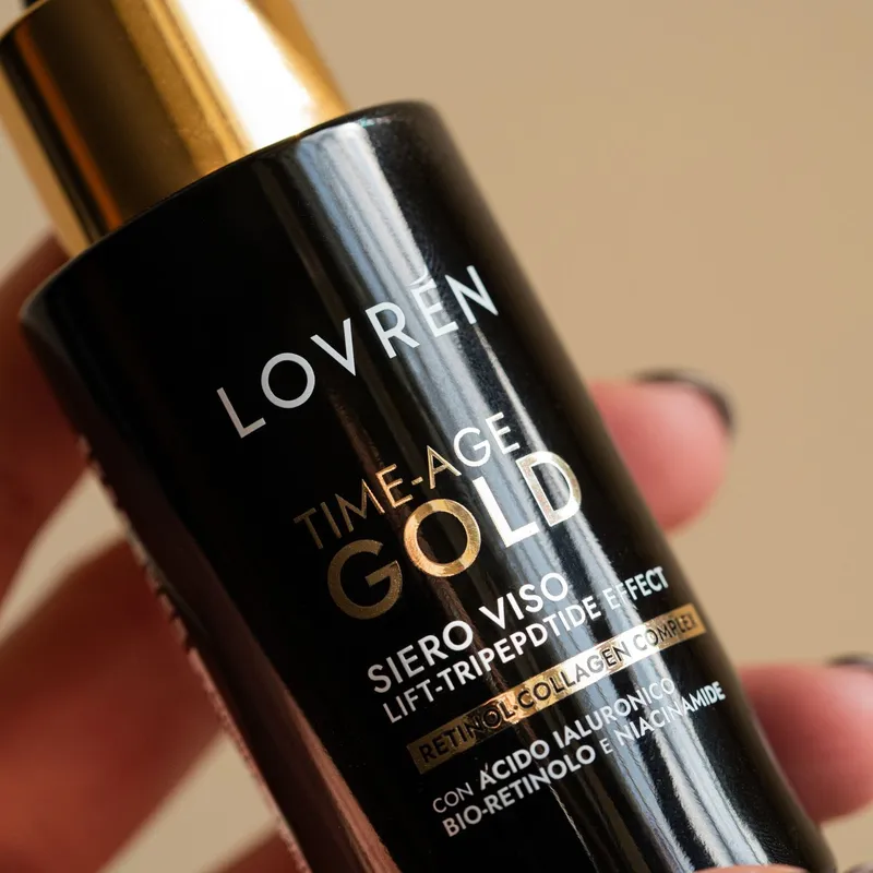 Lovrén innowacyjne serum o działaniu przeciwstarzeniowym z  tripeptydem- 28, niacynamidami i vit C, 30 ml