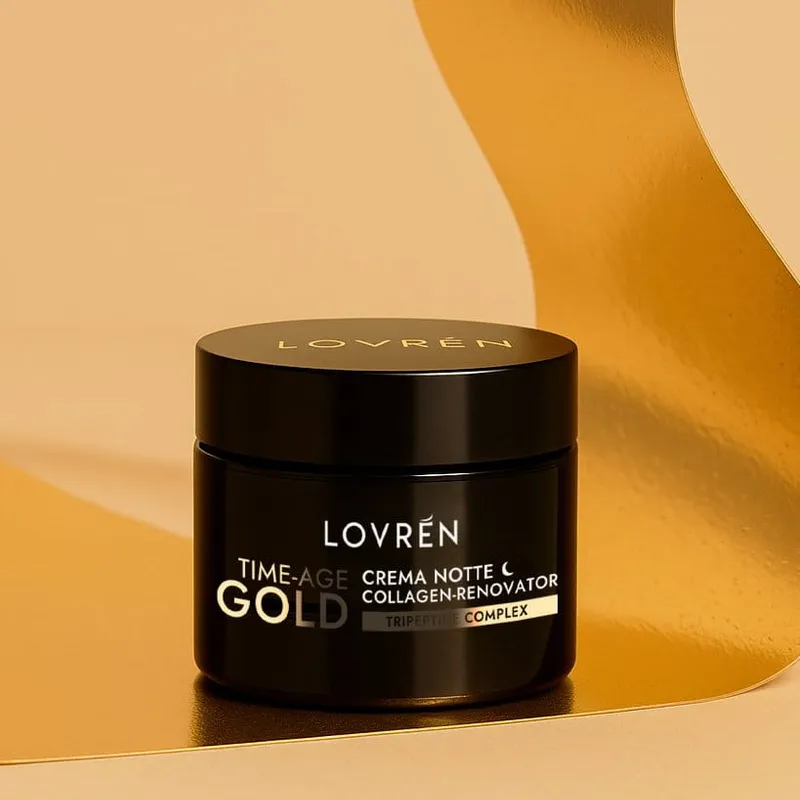 Lovrén aktywny, odżywczy i regenreujący krem na noc dla cery dojrzałej z niacynamidami i tripeptydami, redukcja zmarszczek i ciemnych plam, 30 ml