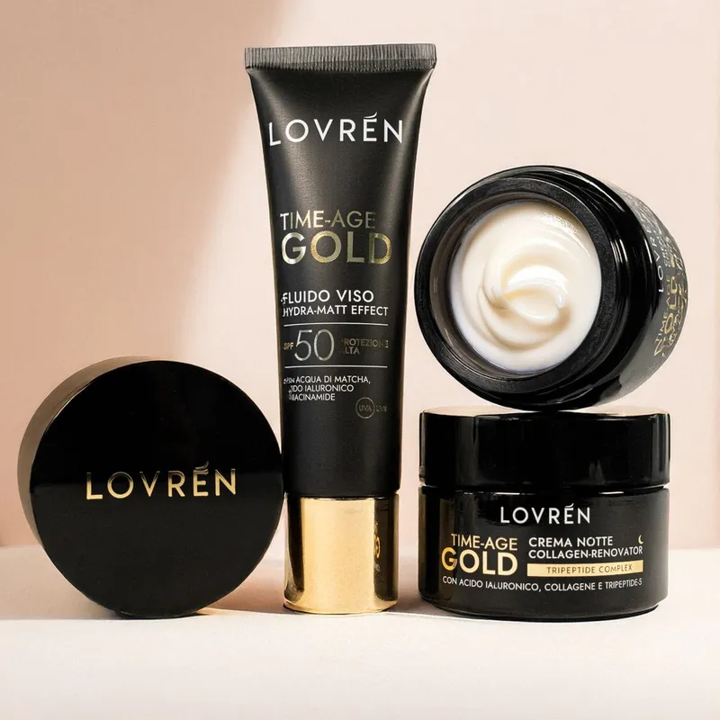 Lovrén aktywny, odżywczy i regenreujący krem na noc dla cery dojrzałej z niacynamidami i tripeptydami, redukcja zmarszczek i ciemnych plam, 30 ml