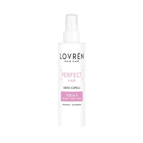 Lovrén odżywcze serum do odbudowy włókien włosa z ekstraktem kasztanowca i olejem babassu, bez spłukiwania 10 in 1 Perfect One, 100 ML