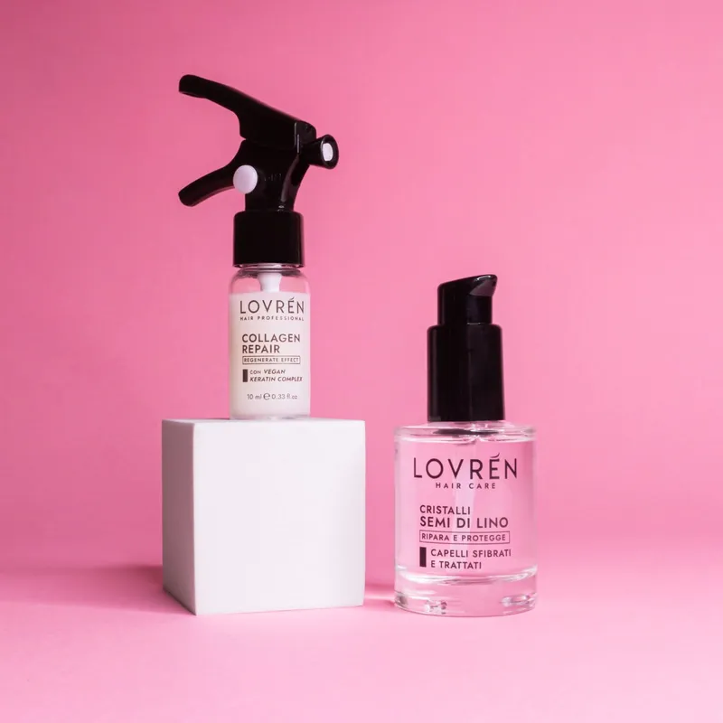 Lovrén eliksir do włosów z kryształami siemienia lnianego i kwasami omega-3 Flaxseed Crystals, 30 ML