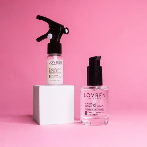 Lovrén eliksir do włosów z kryształami siemienia lnianego i kwasami omega-3 Flaxseed Crystals, 30 ML