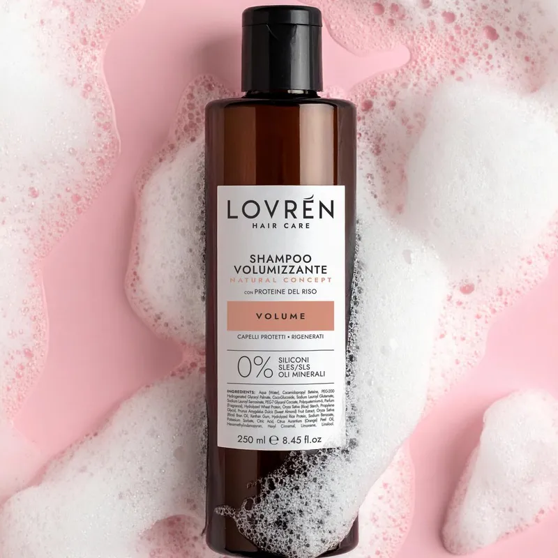 Lovrén proteinowo-peptydowy szampon zwiększający objętość i gęstość włosów, 250 ML
