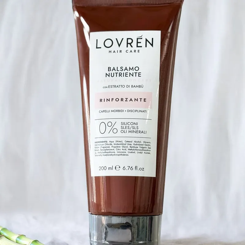 Lovrén wzmacniająca keratynowa odżywka z ekstaktem z bambusa, 200 ml