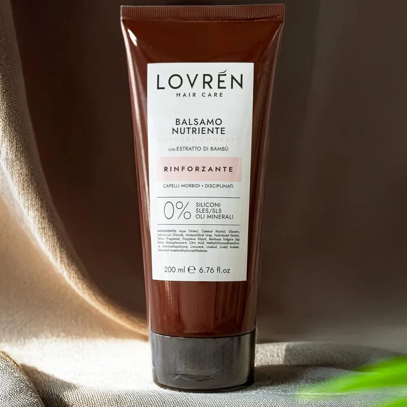 Lovrén wzmacniająca keratynowa odżywka z ekstaktem z bambusa, 200 ml