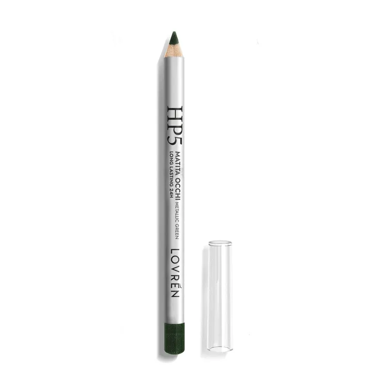 Lovrén odżywcza kredka do oczu z olejem jojoba i oryzanolem, HP5 Metallic Green, 1,1 g