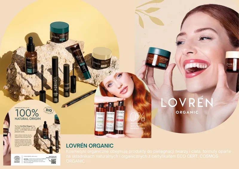 Lovrén Organic — 100% naturalne składniki, certyfikat ECO CERT